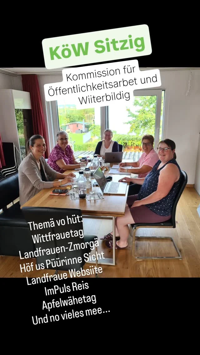 KöW Sitzung...
#landfrauen#gemeinsam#kreativ#vernetzt#immerdra#wirfrauenvomland#gmeinsamstark